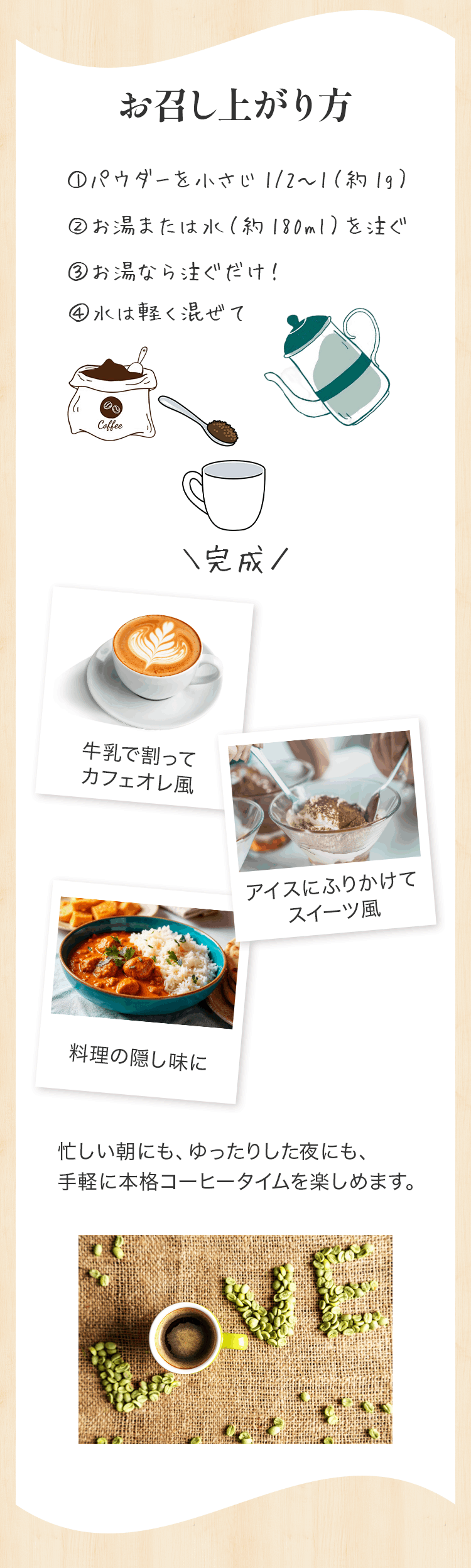 お召し上がり方